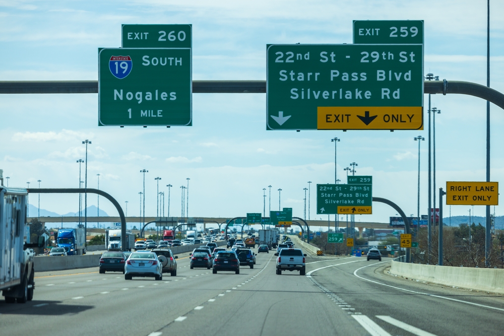 Highway in Tucson, Arizona